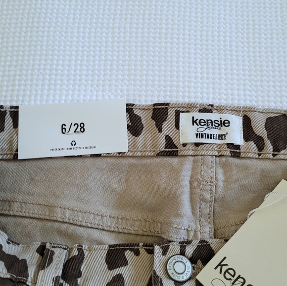 Kensie Jeans👖 Vintage Luxe Leopard🐆 Print Mini Skirt - NWT - Picture 9 of 16